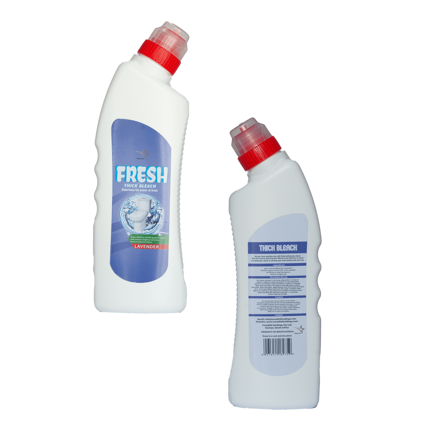 2x Thick Bleach Multi-purpose Cleaner 750ml Double Bundle