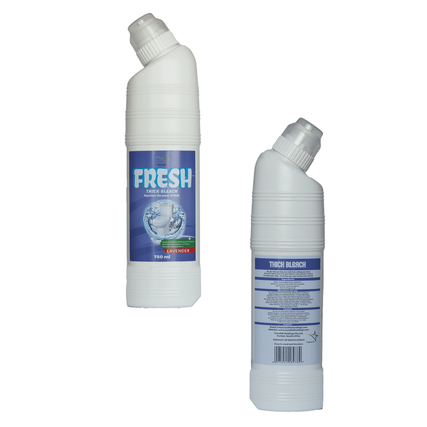 2x Thick Bleach Multi-purpose Cleaner 750ml Double Bundle