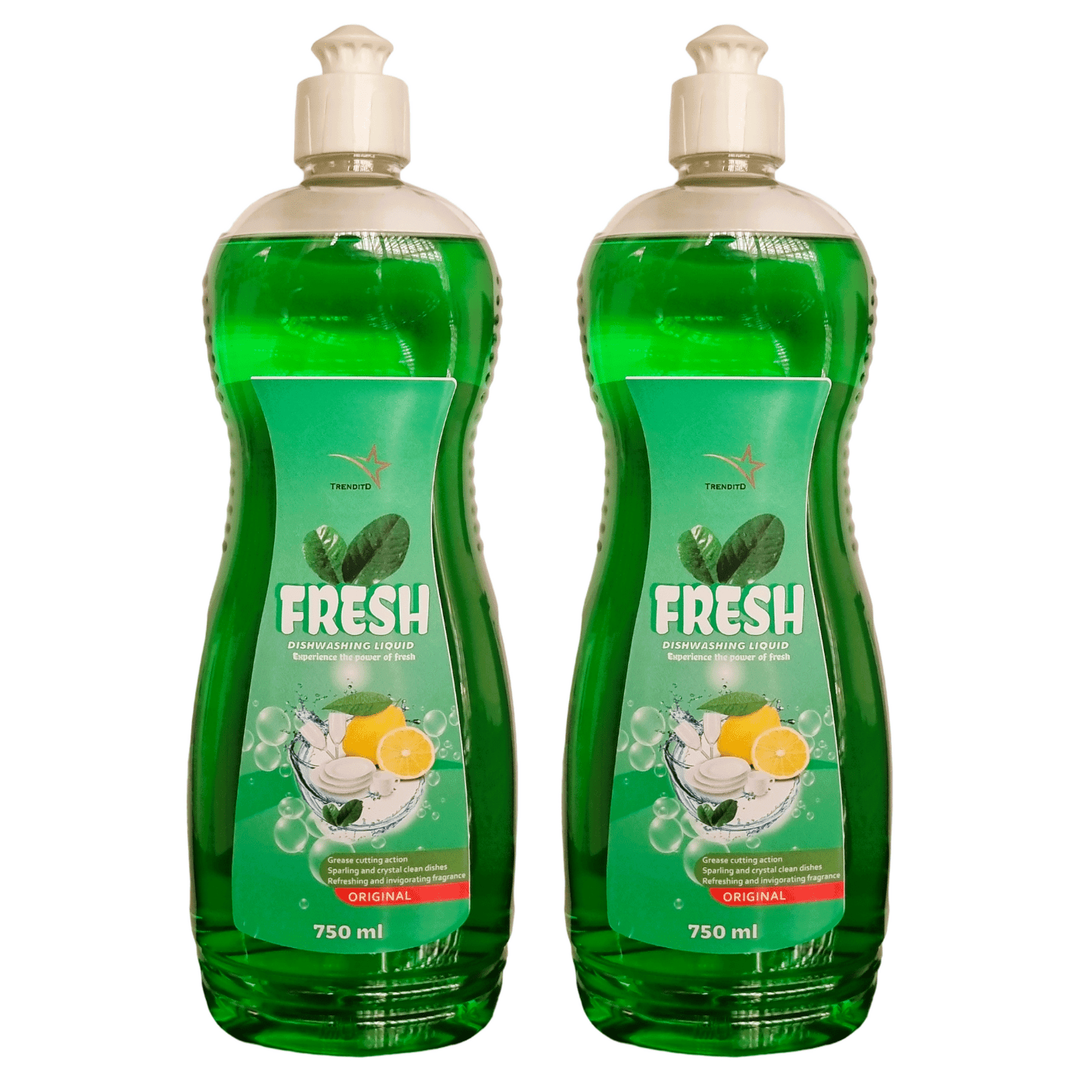 2x Regular dishwashing liquid 750ml double bundle deal